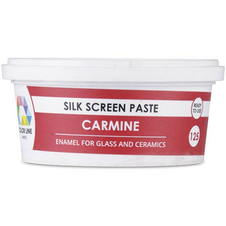 Carmine Color Line Silk Screen Paste (Bullseye 008487-PSTE) link