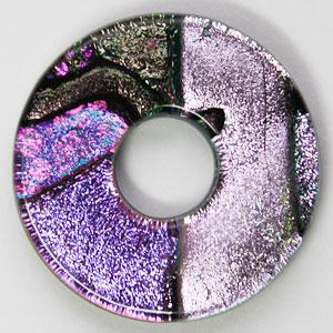 Fused Glass Circle Shape 1-1/2 in. - 90 COE link