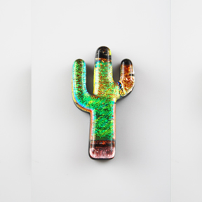 Fused Glass Cactus Shape - 96 COE link