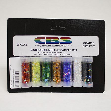 Colored Dichroic Frit 90 COE Sample Set link