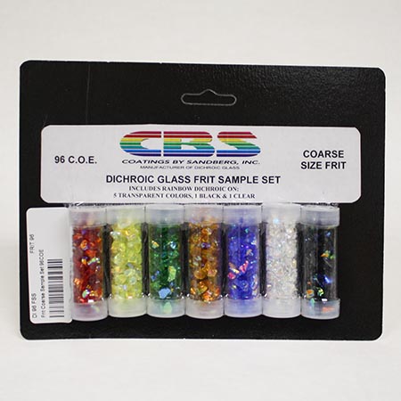 Colored Dichroic Frit 96 COE Sample Set link