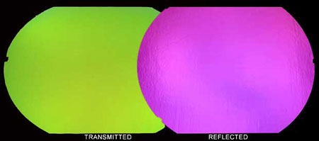 System 96 Thin Black - Green/ Magenta Dichroic link