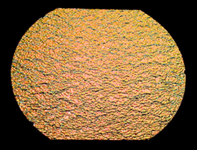 96 COE Ripple Black Wissmach - Salmon Dichroic link