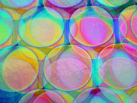 Thin Black - Balloons 3 Pattern on Mixture Dichroic 90 COE link