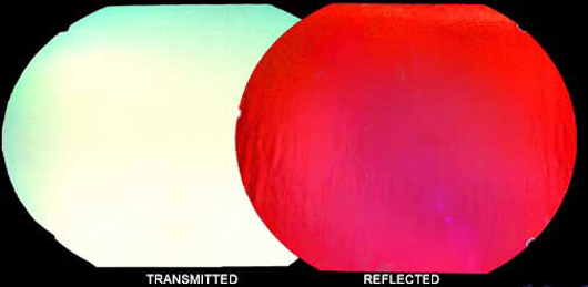 Thin Black - Candy Apple Red Dichroic 90 COE link