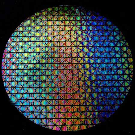 Thin Black - Geodesic Pattern on Mixture Dichroic 90 COE link