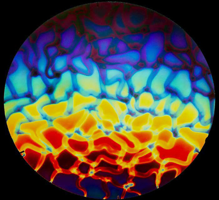 Thin Black - Hot Lava Pattern on Rainbow 1 Dichroic 90 COE link