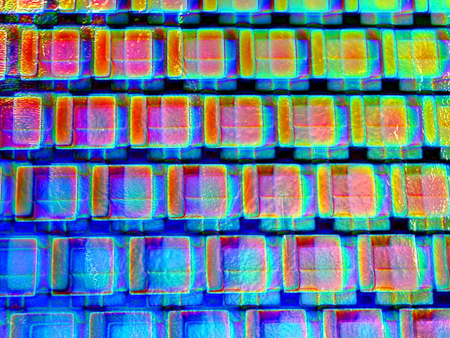 Thin Clear - Box 2 Pattern on Mixture Dichroic 90 COE link