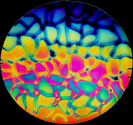 Thin Clear - Cool Lava Pattern Rainbow 2 Dichroic 90 COE link