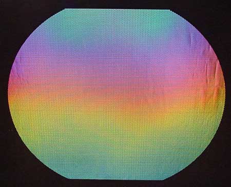System 96 Thin Clear - Dot 1 Pattern on Rainbow 2 Dichroic link