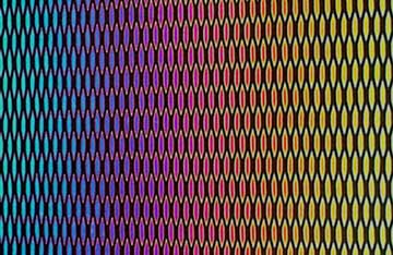 Thin Black - Marquis 1 Pattern on Rainbow 2 Dichroic 90 COE link