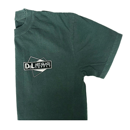 D&L Logo Comfort Colors T-Shirt Green size Small link
