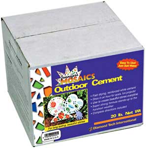 Outdoor Mosaic Cement (20 lbs.)  link