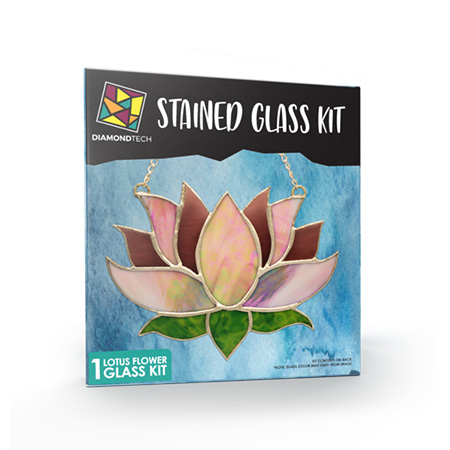 Stained Glass Lotus Flower Kit link