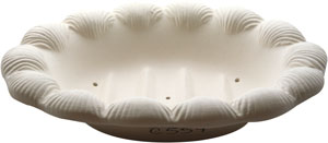 Ruffle Soap Dish (6-1/2 x 4-3/4 in.) Fusing Mold link