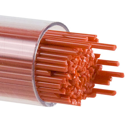 Tomato Red Opal 17-1/2 in. Stringer 90 COE (6.5 oz. tube) link