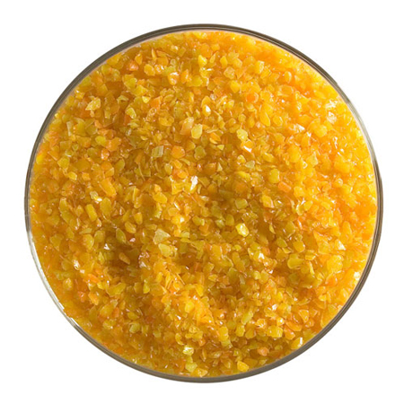 Tangerine Orange Medium Frit 90 COE (1 Pound Jar) link