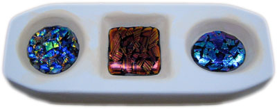 Mixed Plain Pendants (3) Glass Casting Mold - 7.75 x 3 in. link