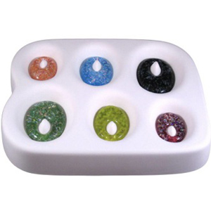 Oval Pendant Mold - 6 x 5 x 1 in. link