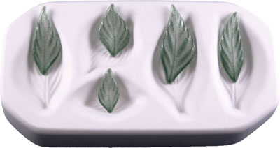 Assorted Small Leaves 4 x 7.75 x 1.25 in. Glass Casting Mold link
