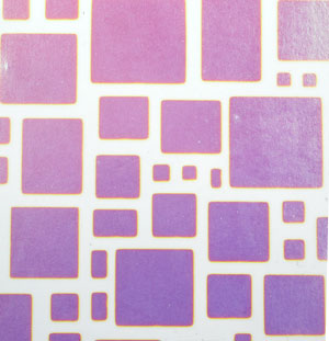 Dicro Slide - Cobble - Warm color shift - 3-1/4 x 8 in. sheet link