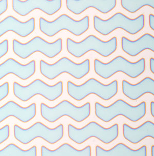 Dicro Slide - Wings - Cool color shift - 3-1/4 x 8 in. sheet link