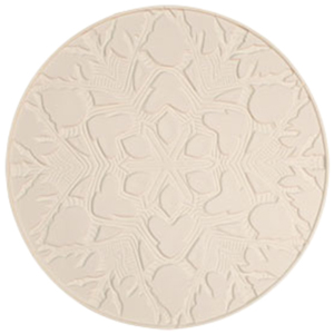 Round Snowflake Texture Tile - 11 in. link