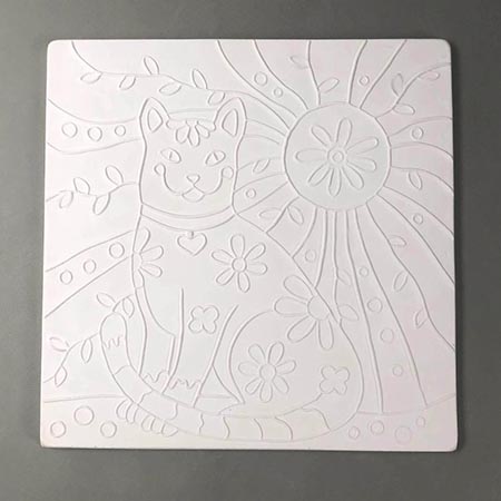 Cat Texture Tile - 10 in. x 10 in. link