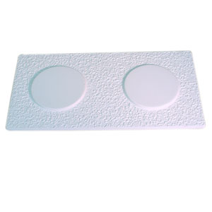 Textured Coaster Drape Mold - 6 x 12.5 in. link