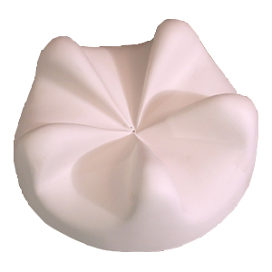 Fan Flower Mold - 6.5 in. D x 2.5 in. H link