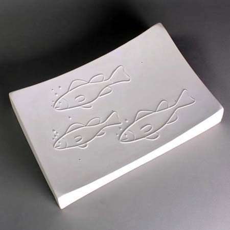 Fish Dish Slump Mold - 11.75 x 7.75 in. link