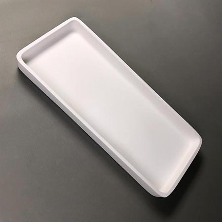 10 x 4.25 in. Patty Gray Rectangle Dam link
