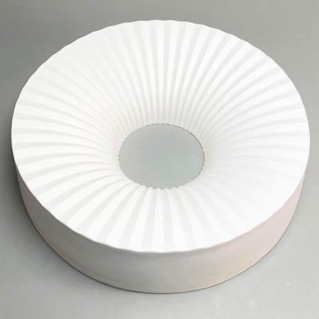 Large Fluted Shelf Ring Mold - 11.25 x 2.75 in. link