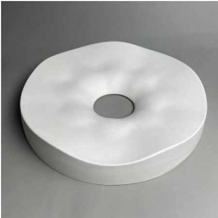 Flouncy Shelf Ring Mold - 13 diameter with 3 in. center hole link