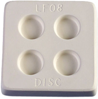 1 in. Rounded Disks Glass Casting Mold - 4 x 4 in. link