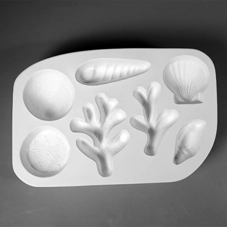 Shells and Coral Mold - 6.5 x 9.5 in. link
