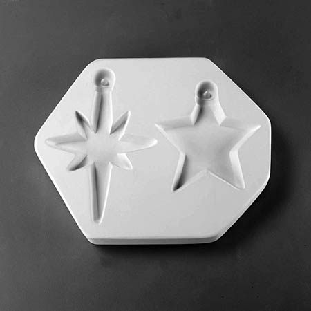 Star Ornament Cast Mold - 9 x 7 in. link