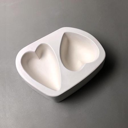 Large Hearts Frit Casting Mold - 7 x 5 in. link