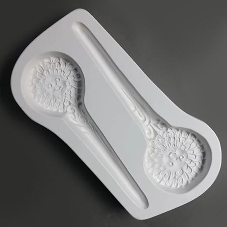 Zany Zinnias Stakes Frit Casting Mold - 10 x 5 in. link