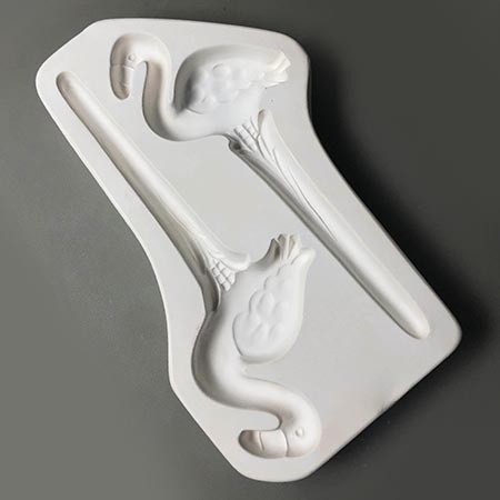 Flamingo Stakes Frit Casting Mold - 11.5 x 6 in. link