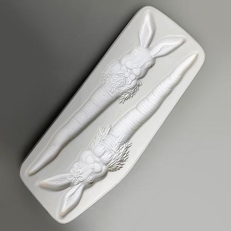 Bunny & Carrot Stake Mold - 11 x 4.5 in. link