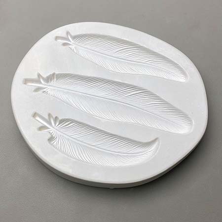 Large Feather Trio Mold - 9.5 x 7.5 in. link