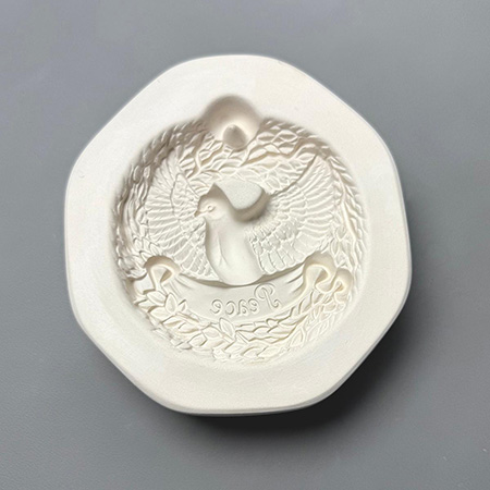 Peace Dove Wreathe Mold - 6.25 x 5.5 in. link