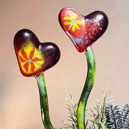Heart Stakes Mold - 12.5 x 6.75 in. photo