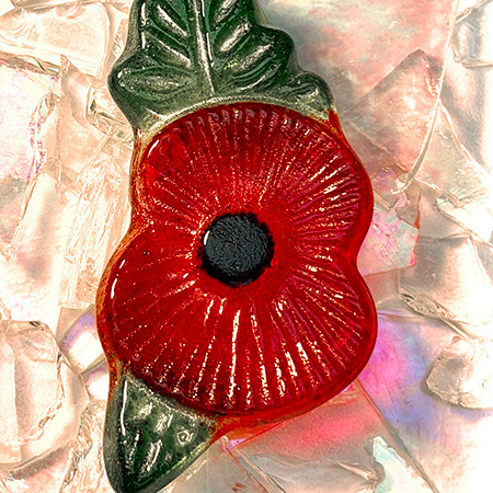 Remembrance Poppy Mold - 4.75 x 3 in. photo