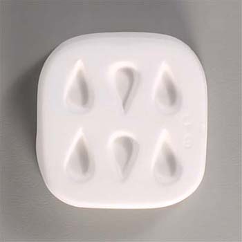 Mini Tear Drops Fritter Glass Casting Mold - 3.5 x 3.5 in. link