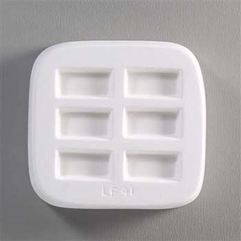 Mini Rectangles Fritter 6 x 1 in. Glass Casting Mold link