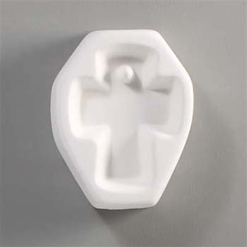 Cross Holey Cabochon Mold - 3.75 x 3 in. link