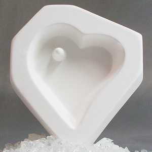 Holey Heart Mold - 3.5 x 4 in. link