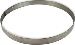 12 in Round Stainless Steel Ring Mold (1 in. tall - use with FUS SM12) link